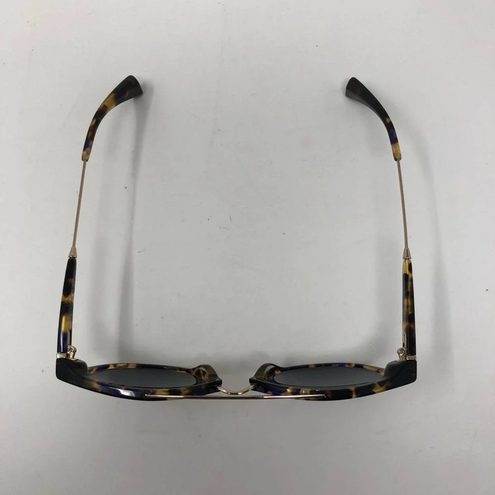Taylor‎ Morris Roll Right Sunglasses Womens Tortoise Brown Round Mirrored Lens